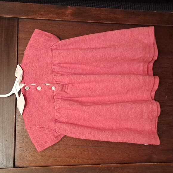 Tommy Hilfiger girls size 9-12 months vintage 2001 red smocked dress - Picture 5 of 5